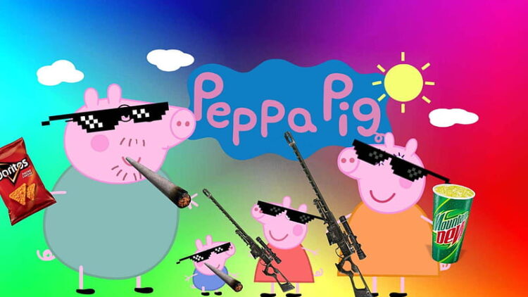 Peppa-Pig-Wallpaper-Funny