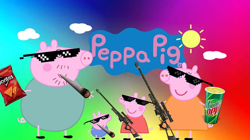 Peppa Pig Wallpaper Funny